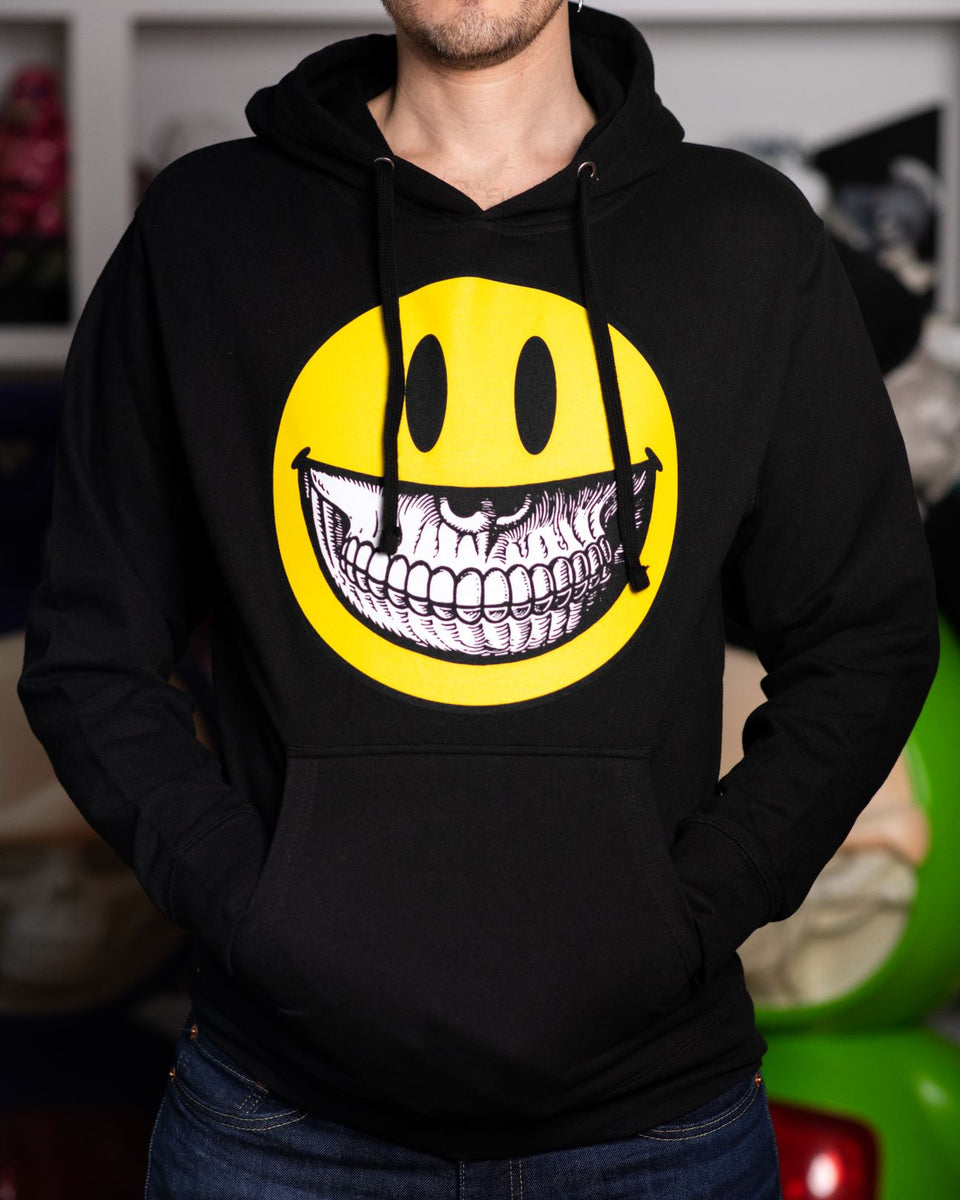 3 eyed discount smiley face hoodie