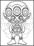 Book - Ron English's Area 54 Alien Coloring Book