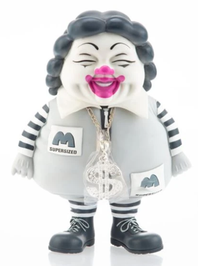 Mc Supersized by Ron English - Monochrome – PoPaganda