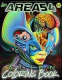Book - Ron English's Area 54 Alien Coloring Book