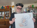 Original Drawing - Quack Baby