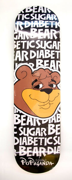 Sugar Diabetic Bear - Skateboard Deck