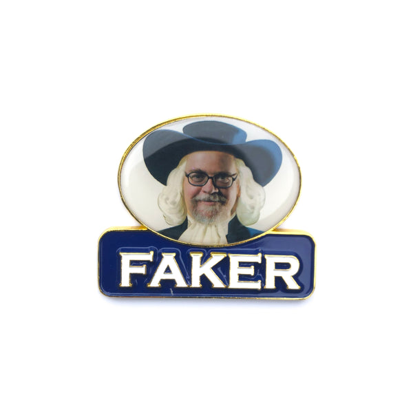Ron English “Faker” Pin