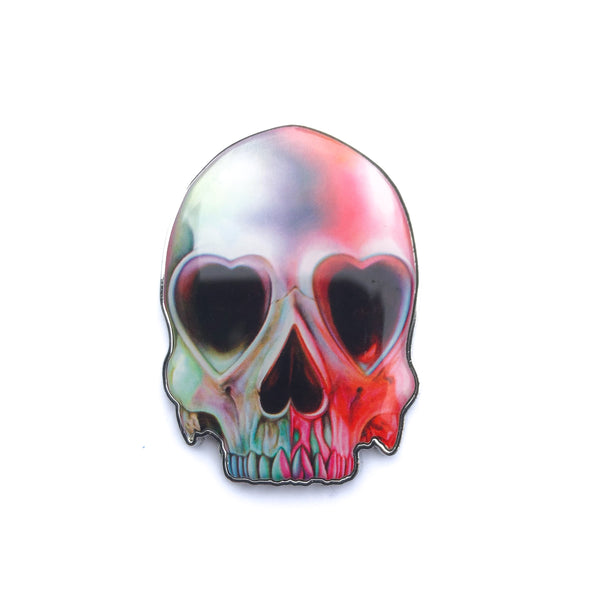 Heart Skull Pin